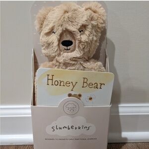 NWT Slumberkins Snuggle Honey Bear Board Book